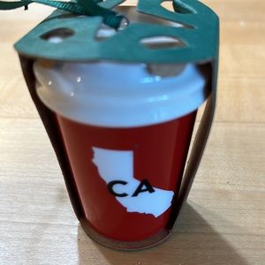 🟣 Starbucks CA Christmas ornament New